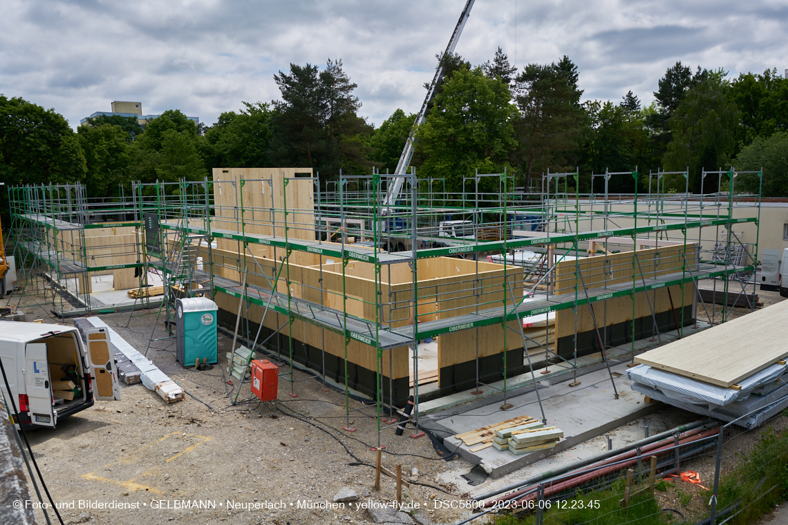 06.06.2023 - Neue Wände für das Haus für Kinder in Neuperlach in München